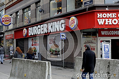 STOREGET BARAKADE AT TOWN HALL Editorial Stock Photo