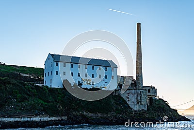 The Storehouse warehouse and the Power Plant at Alcatraz Island Prison, San Francisco California USA, March 30, 2020 Editorial Stock Photo