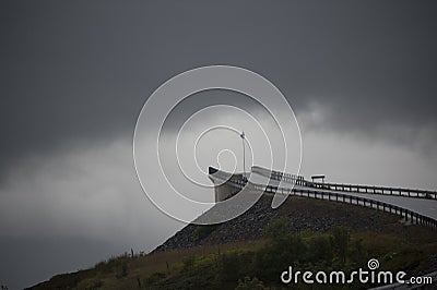 Storesund Bridge, Atlantic Road, Norway Stock Photo