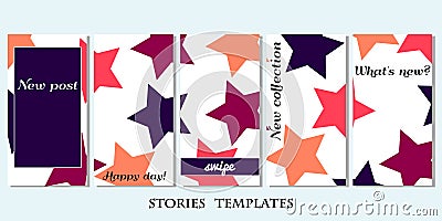 Stories template Cartoon Illustration