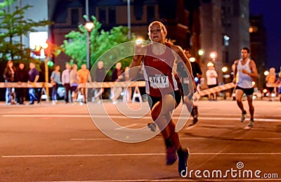 Storm the Bastille 5K Race Editorial Stock Photo