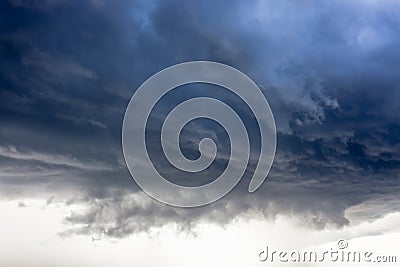 Storm cloud, rain is coming Stock Photo