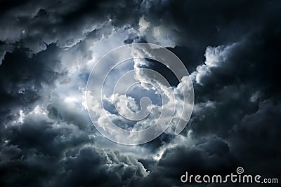 Storm Clouds Background Stock Photo