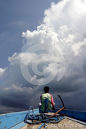 Storm is coming! Stock Photo