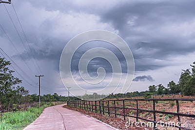 The storm is coming Stock Photo