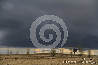 Storm Light Stock Photo