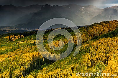 Storms Over The Castles Stock Photo