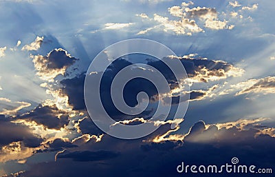 Beautiful clouds, Death Valley National Park Stock Photo