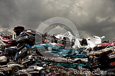 Stormy consumerism Stock Photo