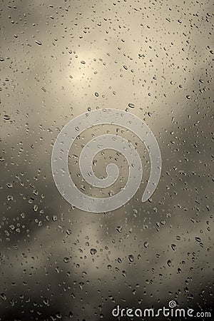 Stormy and rainy day Stock Photo