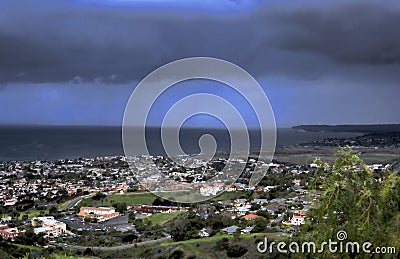 Stormy San Clemente Stock Photo
