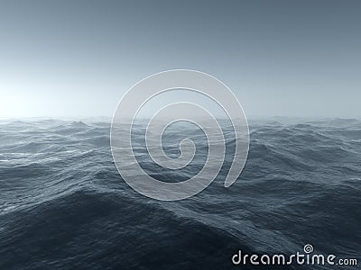 Stormy sea Stock Photo