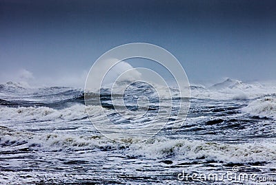 Stormy Sea Stock Photo