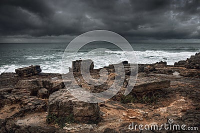 Stormy Seascape Stock Photo