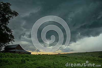 Stormy Skies Stock Photo