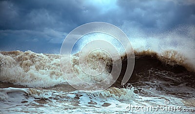 Stormy waves Stock Photo