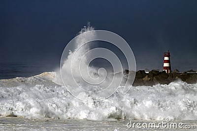 Stormy waves Stock Photo