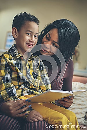 Story tale time. Stock Photo