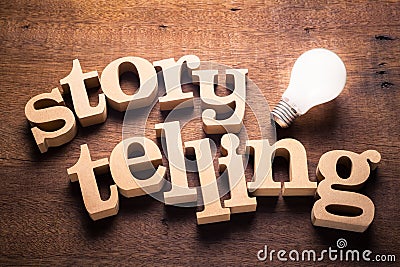 Storytelling Idea Stock Photo