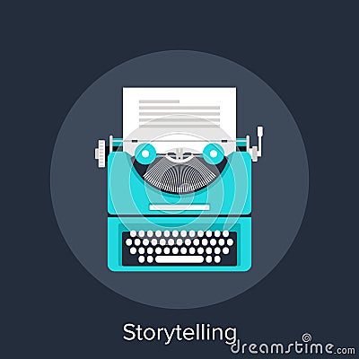 Storytelling Vector Illustration