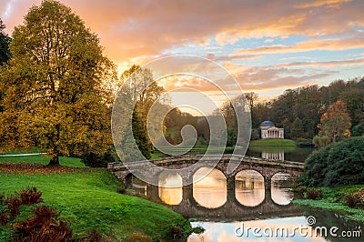 Stourhead Gardens Stock Photo