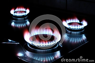 Stove gas Stock Photo