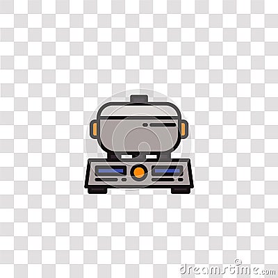 stove icon sign and symbol. stove color icon for website design and mobile app development. Simple Element from kitchen collection Vector Illustration