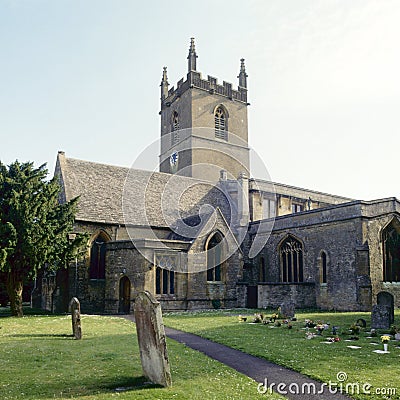 Picuresque Cotswolds - Stow-on-the-Wold Stock Photo