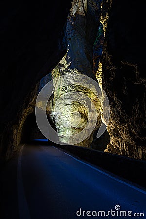 Strada della Forra Stock Photo