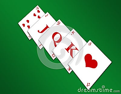 Straight Flush (02) Stock Photo