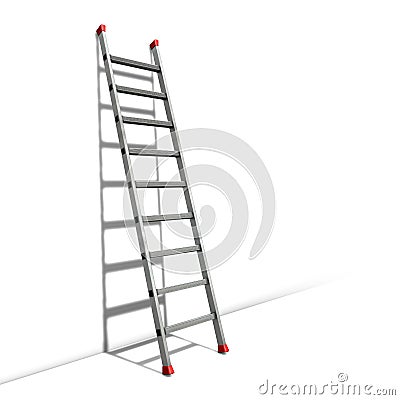 Straight ladder Stock Photo
