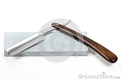 Straight razor Stock Photo