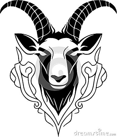 Goat - high quality vector logo - vector illustration ideal for t-shirt graphic Vector Illustration