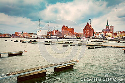 Stralsund, Germany. Old Hanseatic city Stock Photo