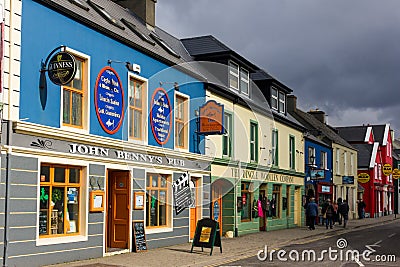 Strand street. Dingle. Ireland Editorial Stock Photo