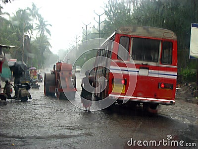 Stranded Roller Editorial Stock Photo