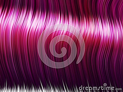 Strands of pink hair Stock Photo