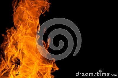 Strange fire Stock Photo