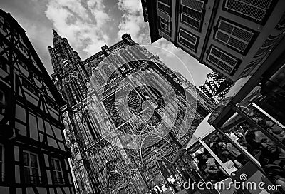 Strasbourg cathedral Editorial Stock Photo