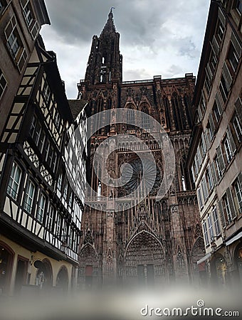 Strasbourg cathedral Stock Photo