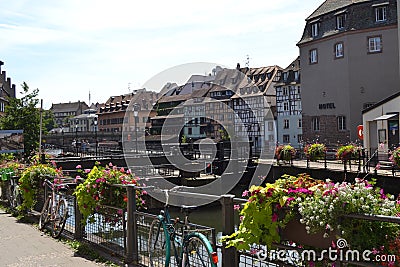 Strasbourg channels Editorial Stock Photo