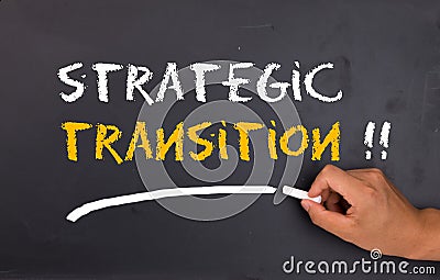 Strategic transition Stock Photo