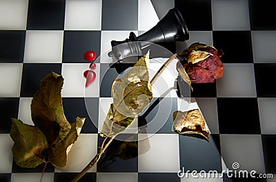 Strategy Chess Game Stock Photo