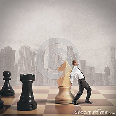Strategy and tactics in business Stock Photo