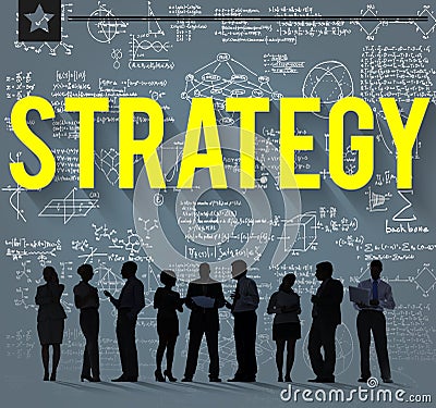 Strategy Vision Planning Target Goals Concept Stock Photo