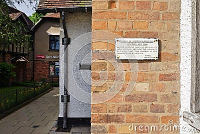 Stratford-upon-Avon, birthplace of Shakespeare Editorial Stock Photo