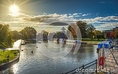 Stratford-upon-Avon, hometown of William Shakespeare. United Kingdom Stock Photo