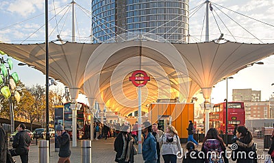 Stratford international train and tube station, london Editorial Stock Photo