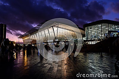 Stratford train and tube station, London Editorial Stock Photo