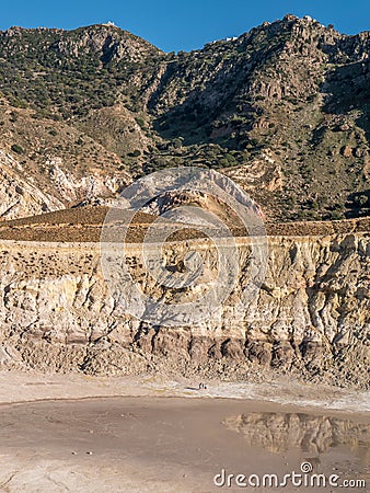 Stratovolcano Nisyros Island Aegean Sea Editorial Stock Photo